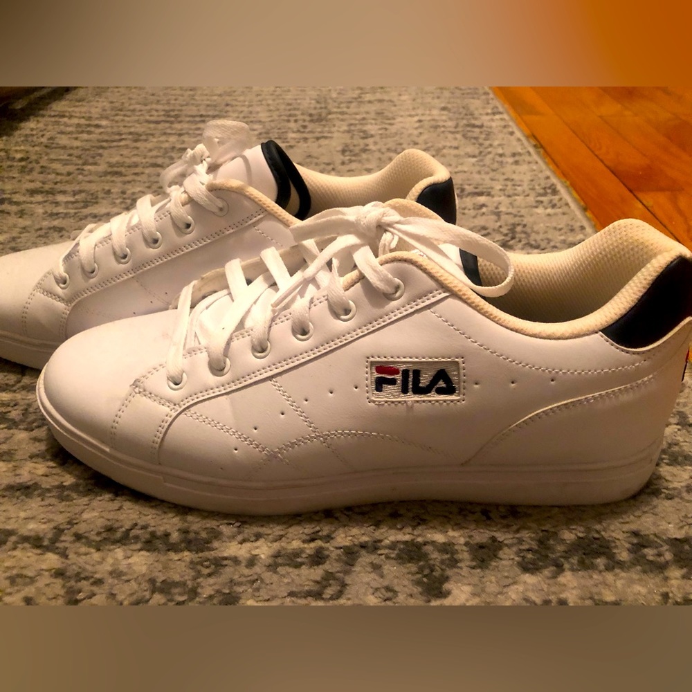 Men’s White Fila Shoes